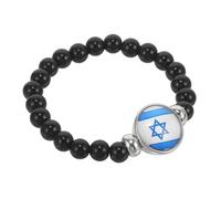 minkissy Bracelet Décoratif Thème Israël Accessoire pour Look Unique et Engagé