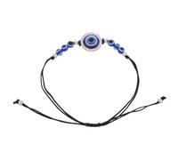 minkissy Bracelet Œil Tissé avec Perles Chanceuses pour Femmes Unique et Élégante Anti-négativité