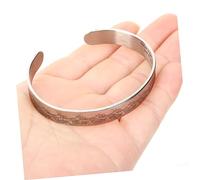 minkissy Bracelet Motivational Acier Inoxydable Ouvert Design Vintage et Ajustable pour et Famille Accessoire de Mode Durable et Élégant