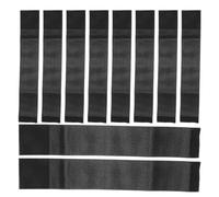 minkissy Brassards Élastiques Noirs Bande de Deuil Élégante et Classique Lot de 15 en Polyester Structure Élastique pour Cérémonie et Commémoration Adaptée aux Groupes et