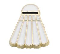 minkissy Broche de Vêtement Badminton Dessin Animé en Alliage de Zinc Unisexe Accessoire Mode pour Manteau Paquet Sportif Taille Standard
