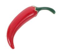minkissy Broche Épingle en Alliage Rouge Chic Minimaliste Forme Piment Sécurisée et Polyvalente pour Femmes Travail Fêtes Épicées