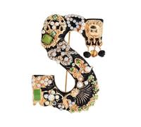 minkissy broche lettre filles lettres pour les bas de Noël q broches initiales pour femmes mode épingle broche de vêtements Materbe broche