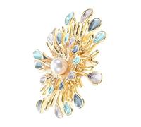 minkissy Broche Tournesol Forme Fleur Revers Vêtement Chapeau Sac Jupe Robe Accessoire Femme Adolescent