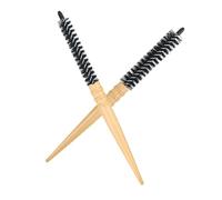minkissy Brosse à Cheveux pour Femmes Et Hommes Petite Brosse Ronde Portable en Bois Brosse à Cheveux en Rouleau pour Petite Amie
