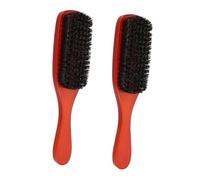 minkissy Brosse À Cheveux Ronde Et Rigide Pour Hommes Poils Souples Manche En Bois Pour Cheveux Épais Et Démêlants