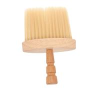 minkissy Brosse Coiffeur Professionnelle pour Cou Balai Doux pour Nettoyage des Cheveux Coupés Manche Bois Léger Accessoire Salon Barbier Polyvalent