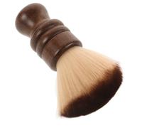 minkissy Brosse De Rasage De Salon Grosse Taille Brosse Nettoyante Pour Cheveux Coiffeurs Professionnels Barbeurs Usage Salon Plumeau De Cou Café
