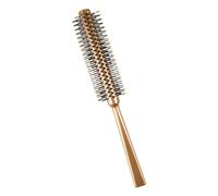 minkissy Brosse Ronde Pour Brushing Cheveux, Taille Moyenne, Poils En Nylon à Embouts Ronds, Couleur Marron Foncé, Pour Femmes, Coiffage Et Séchage En Voyage
