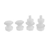 minkissy Buse de Chasse D'eau Intelligente Double Impulsion 2 Ensembles Construction Stable, Accessoires de Salle de Bain Compatibles pour Toilettes Blanches en Plastique