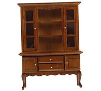 minkissy Cabinet Réaliste pour Maison de Poupée Accessoire Décoratif pour Mobilier Miniature Simulation Chambre Poupée Couleur