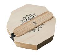 minkissy Cajon de Voyage Octogonal Tons Percussion Portative Compacte Bois pour Musiciens Itinérants Pratique pour Divers Styles et Performances