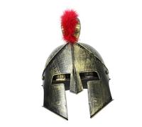 minkissy Casque de Romain Plastique pour Adulte Accessoire de Costume Cosplay Antique Chapeau de Soldat pour Fêtes et