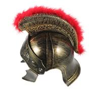 minkissy Casque Médiéval Romain Doré pour Costume Homme Accessoire Cosplay Viking et Fête Déguisée