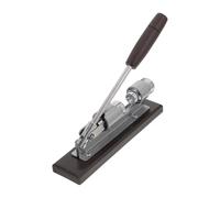 minkissy Casse-noix Manuel Robuste pour Noix de Pécan, Poignée | Bois de Hêtre et Alliage D’aluminium, Réglable pour Macadamia Cuisine, Finition Marron