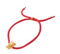 minkissy Chinese Zodiac Tiger Braided Bracelet For Men And Women Handmade String Charm With Tiger Beads Present For Year And Special Occasions
