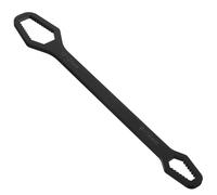 minkissy Clé à lunettes universelle 8-22 mm, clé multi-usages à double tête en acier chrome vanadium, outil long shape pour bricolage et réparation moto