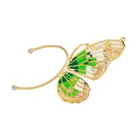 minkissy Clip d'oreille d'elfe aile filles en volant genre boucles d'oreilles fille poignets de boucle d'oreille manchette de boucle d'oreille pour les femmes accessoire alliage