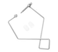 minkissy Clip pour Auto-massage Rapide Argenté D'acupuncture en Acier Inoxydable Structure Incurvée, Surface sans Bavure à Domicile sur Épaules et Dos