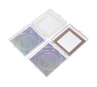 minkissy Coffret De Rangement Pour Faux 2 Pièces Organiseur Carré Pour Étui À Outils De Maquillage Portable Avec Plateau Rond