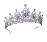minkissy Coiffe De Princesse De Mariée Accessoire De Mariage Costume De Reine Pour Couronne Décorative