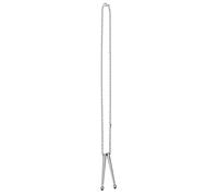 minkissy Collier Baguette de Tambour en Acier Pendentif Mode Accessoire Chic pour Hommes et Femmes Bijoux Élégants