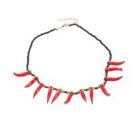 minkissy Collier De Perles De Piment Collier Imitation Pendentif Pour Clavicule Chaîne Pour Femme Décorations Pour Costume