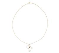 minkissy Collier Femme Plaqué or Pendentif Carte Afrique Creux Minimaliste Acier Inoxydable Charme Chaîne De Chandail Longue Pour Femmes