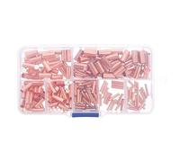 minkissy Connecteurs à Sertir en Cuivre 250 Pcs, Bornes Tubulaires pour Fils 1-6 Mm, Cosses Électriques Isolées pour Câblage Industriel, Extrémités de Cordon, Connecteur Câble Électrique