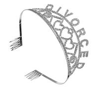 minkissy Couronne Ajustable Accessoire De Fête Élégant Et Moderne Diadème Cristal Pour Indépendance Spéciales