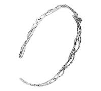 minkissy Couronne de Mariée Légère avec Cristaux Serre-tête Rond Taille XL Accessoires Cheveux Princesse pour Cosplay Halloween Fête