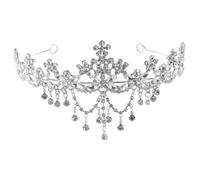 minkissy Couronne De Mariée Royale En Cristal - Pour Un Look De Reine - Bijoux De Mariage