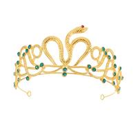 minkissy Couronne de Serpent Égyptienne pour Mariage Bandeau Scintillant pour Femme Accessoire de Coiffure Vintage pour Soirée