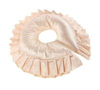 minkissy Coussin U pour Table de Massage Spa Oreiller Ergonomique Tissu Ice Silk Respirant Support Nuque Amélioré pour Soins Visage et Massages Coussin Rond Déhoussable pour Salon de Beauté