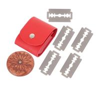 minkissy Couteau en Bois de Fleur Double Face Lame Remplaçable, Outil de Découpe pour Rond, Pâtisserie Préparation de Gâteaux