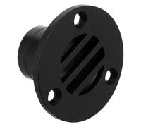 minkissy Couvercle de Drain de Plancher Marin Nylon Type6-25mm pour Yacht | Évacuation, Accessoires D’installation Inclus, Usage Deck et Environnement Marin, Noir