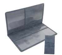 minkissy Couverture De Permis De Conduire Devant Business Case Pochettes pour Cartes De Voiture Carte Grise Et Pochette De Carte D'assurance Porte-Cartes PU Faux Cuir