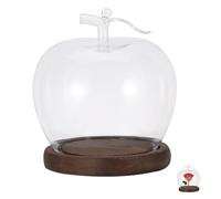 minkissy Couverture Protectrice en Verre pour Micro-Paysage et Fleurs, Design Créatif Fond Plat, Stable, pour Décoration Saint-Valentin