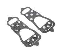 minkissy Crampons Chaussures Anti-dérapants Pointes Couvre-chaussures de Randonnée Hiver Sécurité pour Escalade et Marche sur Verglas