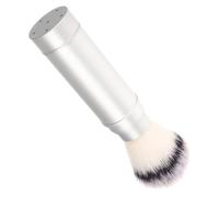 minkissy crème à raser de voyage tondeuses à cheveux pour hommes la cire rasoirs pour hommes blaireau rasage goupillon metallique blaireau homme brosse de rasage de salon Métal Silver