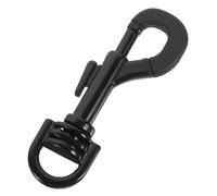 minkissy Crochet Pivotant en Fer Noir pour Sangle de Saxophone Mousqueton à Gâchette Robuste Accessoire Léger et Solide pour Bandoulière de Paquet pour Saxophonistes et Usage Polyvalent