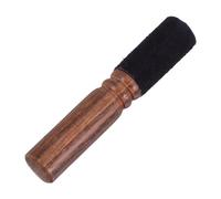 minkissy Cuir pour Bol Chantant Tibétain Bois de Pêcher Fait Main Mallet pour Gong Protection pour et Yoga
