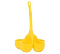 minkissy Cuiseur à Œufs en Silicone Jaune Protection Thermique et Design Suspendu pour Préparation de Petit-déjeuner Four