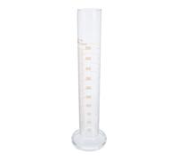 minkissy Cylindre Gradué en Verre Épais 500ml pour Laboratoire, Manipulation Confortable et Réutilisable, Tube Droit Étroit pour Mesures Précises en Chimie