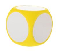 minkissy Dés en Mousse Soi-Même Gros Dés Effaçables Outil Éducatif pour Garçon et Filles Accessoires de Jeu pour Écoles et Fêtes Fournitures de Bricolage 1 Pièce