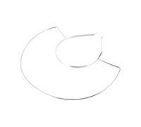 minkissy Diadème Halo De Notre-dame Brosse à Cheveux Femmes Trucs De Cheveux Bandeau Pour Se Laver Le Visage Bandeau à Pointes Costumes De Bébé à Bulles Coiffes Doré Le Fer Silver