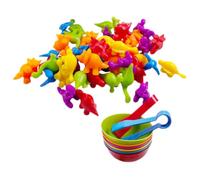 minkissy Dinosaures pour Garçon Fille Ans Jeux D'association Et Matériel De Manipulation pour Apprendre à Compter Et Classer
