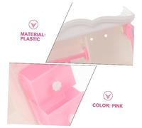 minkissy Doll Closet Wardrobe with Doors and Drawers Portable Doll Clothes Organizer Accessory Safe and Eco Friendly Toy Storage for