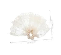 minkissy Double Layer Lace Hair Ropes For Ladies Elegant French Style Scrunchies For Low Ponytail And Casual Bun Versatile Reusable Hair Ties And Special Occasions