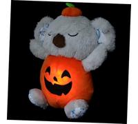 minkissy Doudou Apaisant Peluche Halloween Musical pour Garçon Fille avec Sons Relaxants et Histoires Éducatives Ours Peluche Doux pour Les Tout Petits